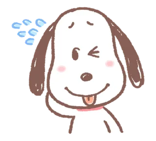 💬 emoji @gmoue Snoopy Telegram sticker 7 of 29