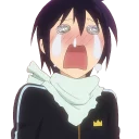 😭 emoji Noragami @Yuuta Telegram sticker 24 of 97