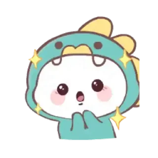 😧 emoji 🦖Mochi Dino // @LeninSticker Telegram sticker 15 of 24