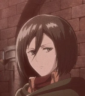 Sticker from Mikasa ackerman @TikelAnimeXixixi