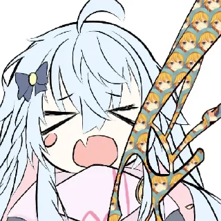 🐯 emoji かぐらなな大爆発 Telegram sticker 22 of 27