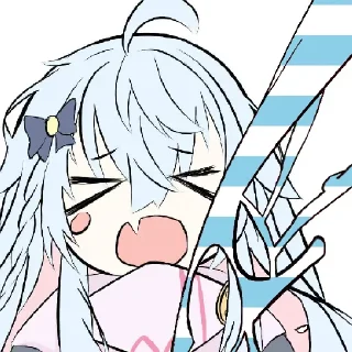 💙 emoji かぐらなな大爆発 Telegram sticker 24 of 27