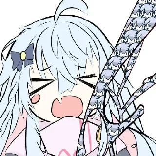 🍼 emoji かぐらなな大爆発 Telegram sticker 16 of 27