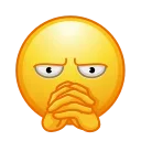 🤔 emoji Crazy Emojis Telegram sticker 18 of 66