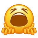 😫 emoji Crazy Emojis Telegram sticker 20 of 66