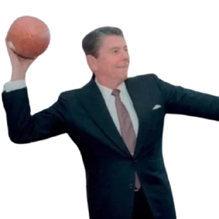 🏀 emoji Ronald Reagan : @Hototristan Telegram sticker 11 of 51