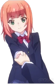 🤝 emoji @Y2Lab Yumemiru Danshi wa Genjitsushugisha Telegram sticker 11 of 24