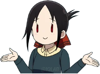 🤷‍♀️ emoji @Y2Lab Kaguya-sama wa Kokurasetai: First Kiss wa Owaranai Telegram sticker 7 of 41