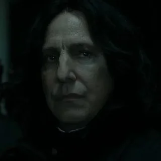 🗃 emoji ꜜ ᩠  ꉂ ִֶָ  severus snape  ࣪ ͎ @sweetymillsㅤ Telegram sticker 16 of 22