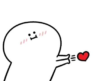 ⚪️ emoji love blob | @phstickerpackganern Telegram sticker 7 of 85
