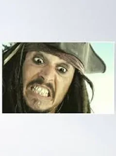 Sticker from Captain Jack sparrow