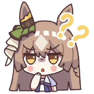 🤔 emoji 马娘第二期 @zhaxia_cn Telegram sticker 13 of 70