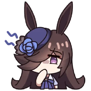 😒 emoji 马娘第二期 @zhaxia_cn Telegram sticker 7 of 70