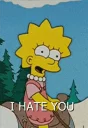 🖕 emoji Simpsons Telegram sticker 24 of 58