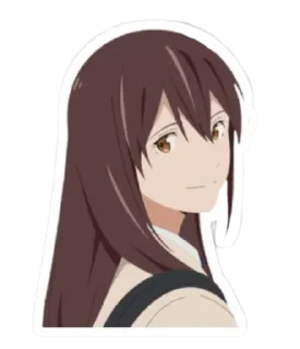 😊 emoji @animestickerchannel I want to eat your pancreas Telegram sticker 11 of 50