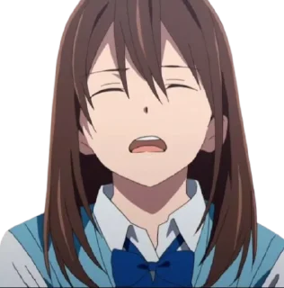 🥱 emoji @animestickerchannel I want to eat your pancreas Telegram sticker 12 of 50