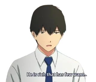 😦 emoji @animestickerchannel I want to eat your pancreas Telegram sticker 24 of 50