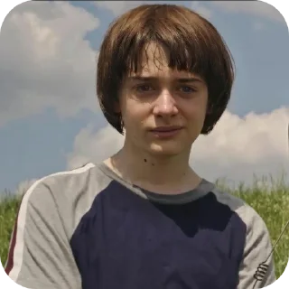 💇 emoji Will byers by @bywlers Telegram sticker 10 of 91