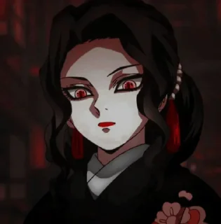 🥀 emoji ❒ Kibutsuji Muzan ; @tempatbagibagi Telegram sticker 18 of 25