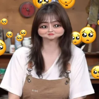 🥺 emoji ≛ han so hee @zrylly ≛ Telegram sticker 6 of 22