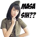😒 emoji jkt48 Telegram sticker 15 of 20