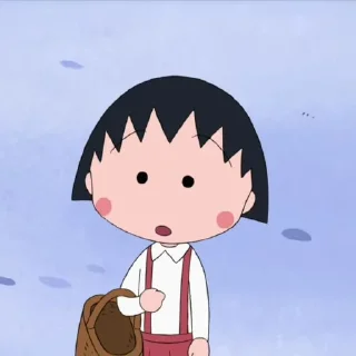 🍊 emoji Chibi Maruko 𔘓 @lilbebekuromi Telegram sticker 23 of 30