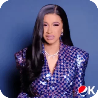 Sticker from Cardi B