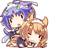 😆 emoji Nekopara Mini Stickers Telegram sticker 10 of 10