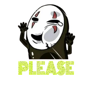 😟 emoji Kaonashi @RmXoX Telegram sticker 6 of 72