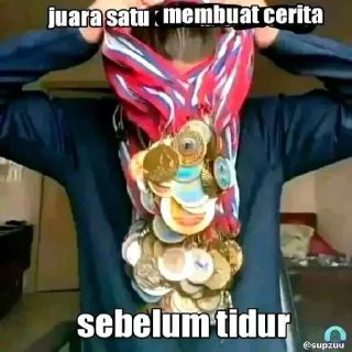 🤣 emoji MALA SI PALING ESEMPE 😰 | @supzuu Telegram sticker 8 of 10
