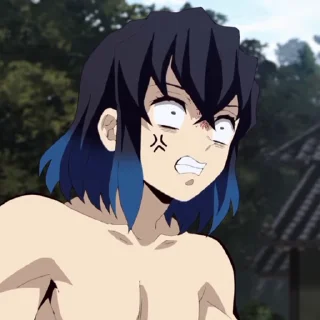 🤩 emoji Inosuke Hashibira @Hanim1O Telegram sticker 11 of 120
