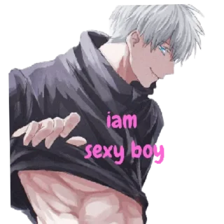💪 emoji Gojo satoru Telegram sticker 21 of 24