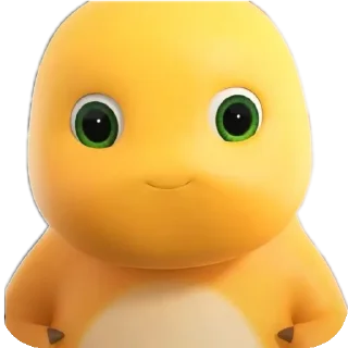 🫢 emoji Dino kuning :: @Zincote Telegram sticker 7 of 120