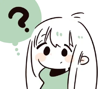 ❓ emoji 伊蕾娜是沙耶的-表情包 Telegram sticker 20 of 82