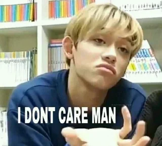 Sticker from Meme KPop idol /menggabut