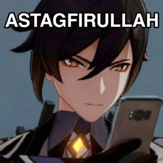 Sticker from Genshin memes