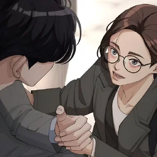 🪨 emoji Kang Minkyung manhwa @Hanim1O Telegram sticker 8 of 120
