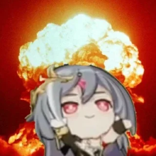 😱 emoji Honkai Impact meme Telegram sticker 9 of 15