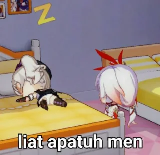 😱 emoji Honkai Impact meme Telegram sticker 5 of 15
