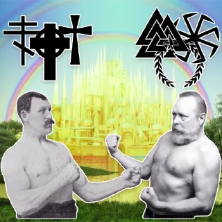 Sticker from Religious Infighting