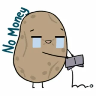 🥺 emoji Cute Potato || @MoiStickers Telegram sticker 24 of 29