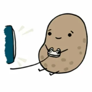 👾 emoji Cute Potato || @MoiStickers Telegram sticker 22 of 29
