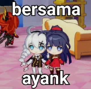 😱 emoji Honkai Impact meme Telegram sticker 6 of 15