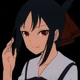 😏 emoji Kaguya Shinomiya Telegram sticker 8 of 30