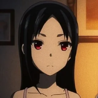 🤙 emoji Kaguya Shinomiya Telegram sticker 16 of 30