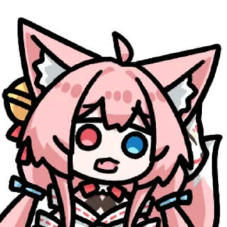 😮 emoji 长门狐狐 @zhaxia_cn Telegram sticker 9 of 33