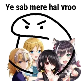 😎 emoji guddu Telegram sticker 9 of 74