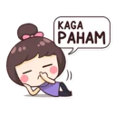 😅 emoji Cewek Aneh Telegram sticker 23 of 40