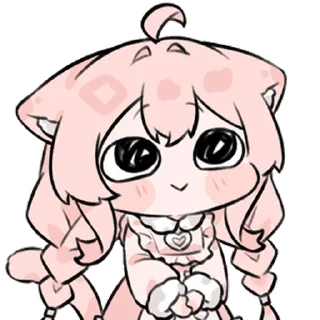 ❤️ emoji 粉猫H46 @zhaxia_cn Telegram sticker 18 of 48