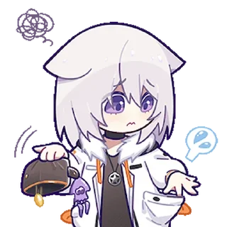 😞 emoji 小新喵♡2 Telegram sticker 12 of 16